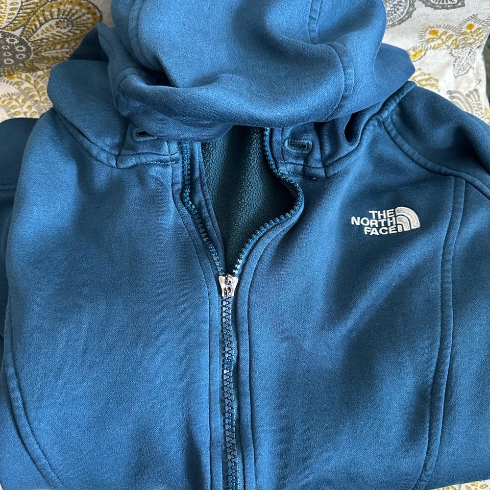 Women’s North Face canyonlands hoodie size Small Beautiful blue/teal color